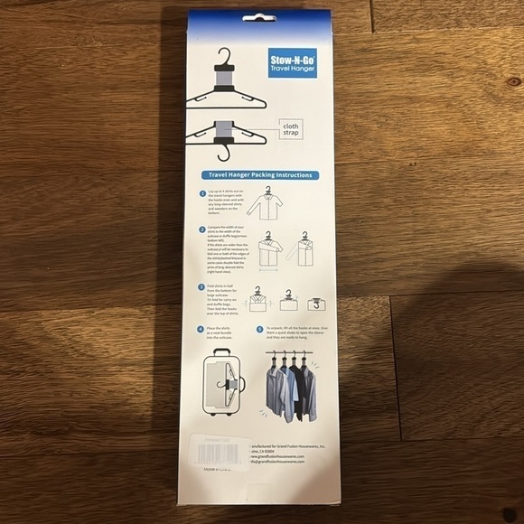 New Travel Hangers perfect for carry on or larger, 3-Pack - Picture 2 of 2